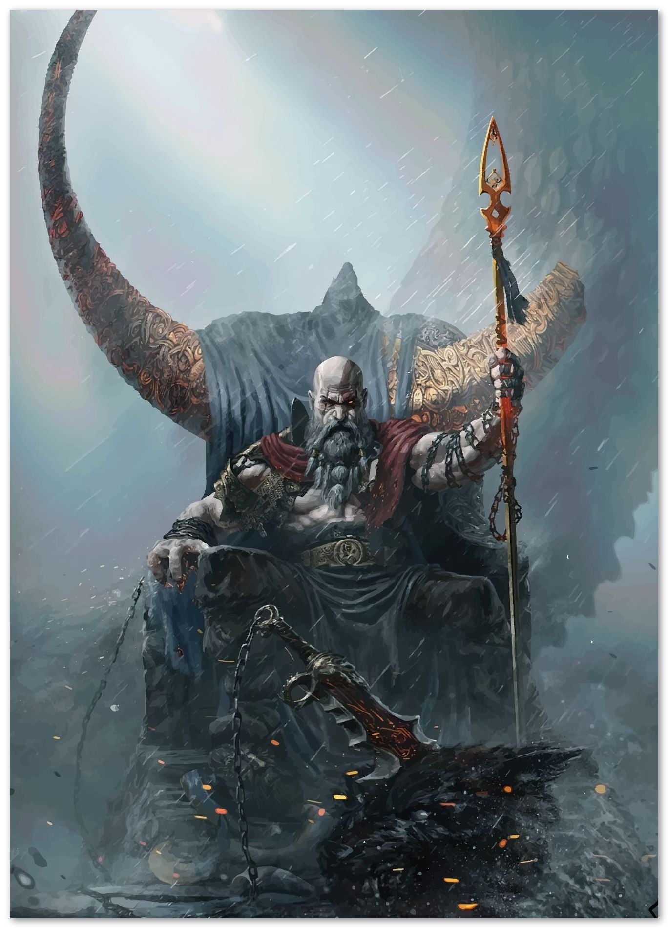 Kratos God Of War old - @kahitnazirra7