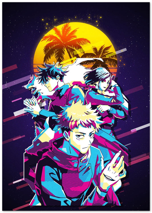 jujutsu kaisen RETRO - @hikenthree