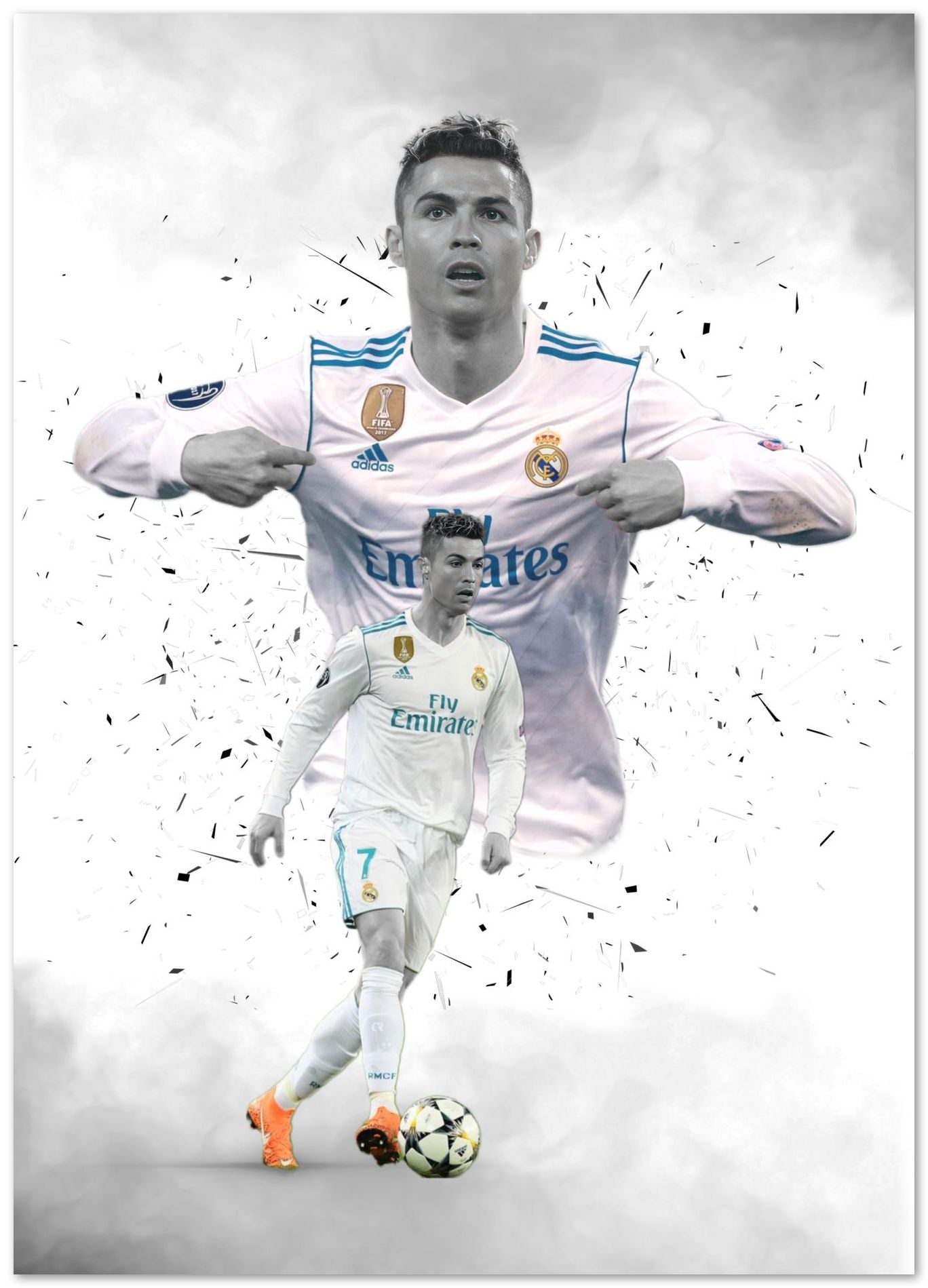 Cristiano Ronaldo Real Madrid - @REZDESIGN