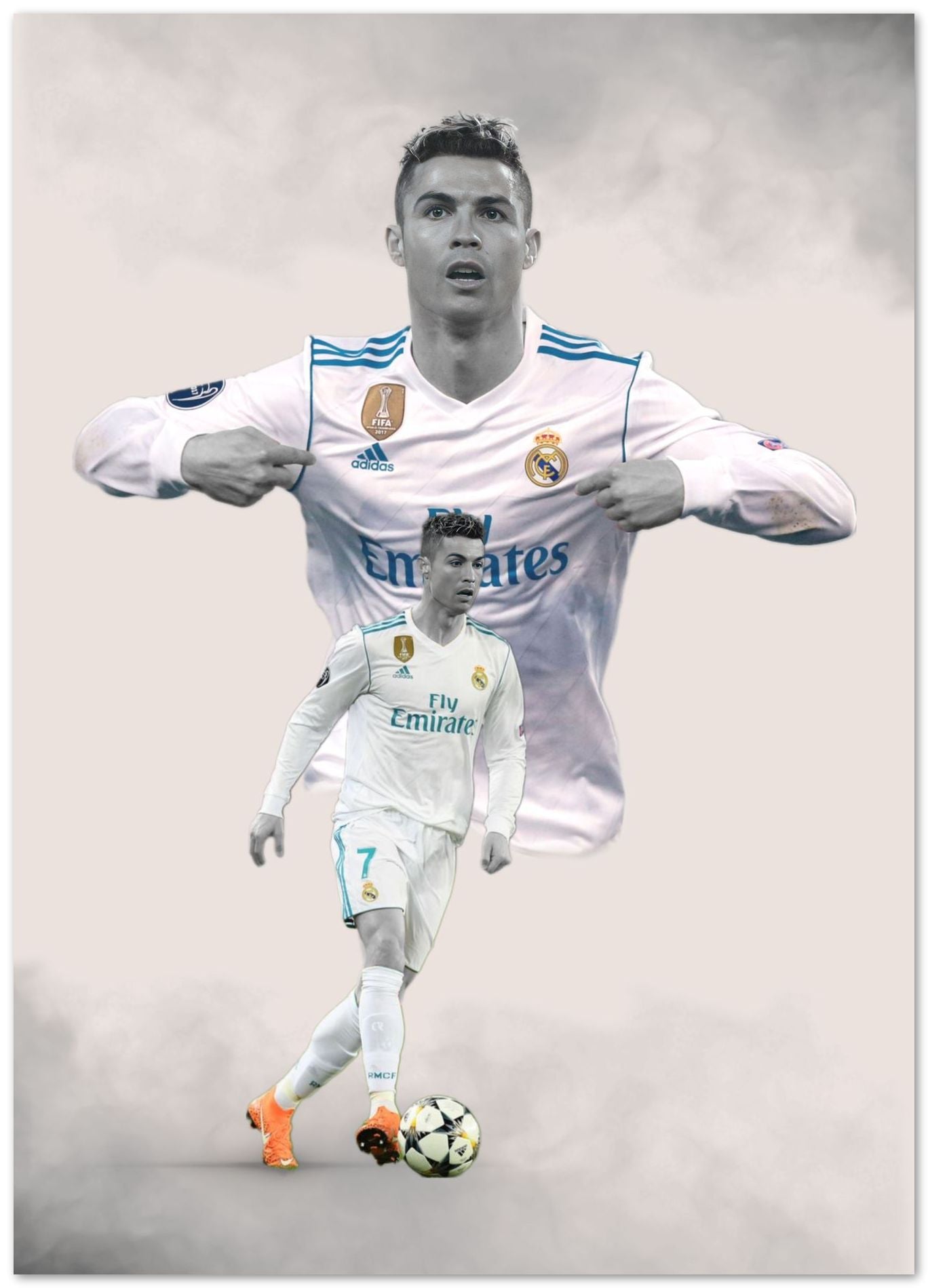 Ronaldo Real Madrid - @REZDESIGN