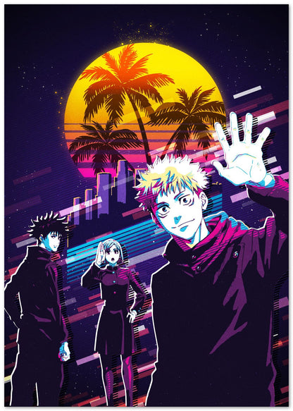 jujutsu kaisen (retro) - @hikenthree