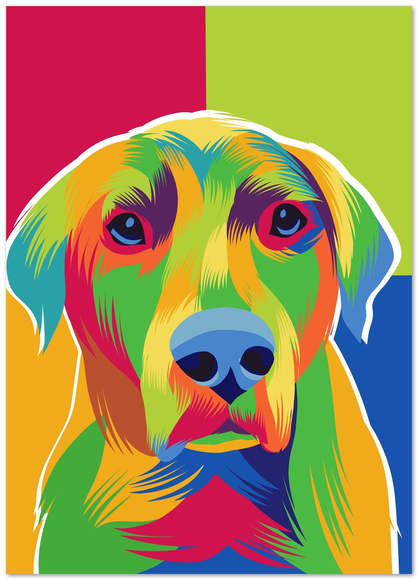 dogs pop art style - @BODAG