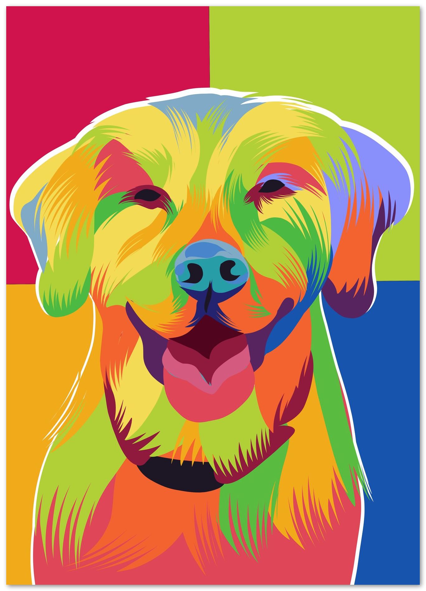 dog pop art - @BODAG