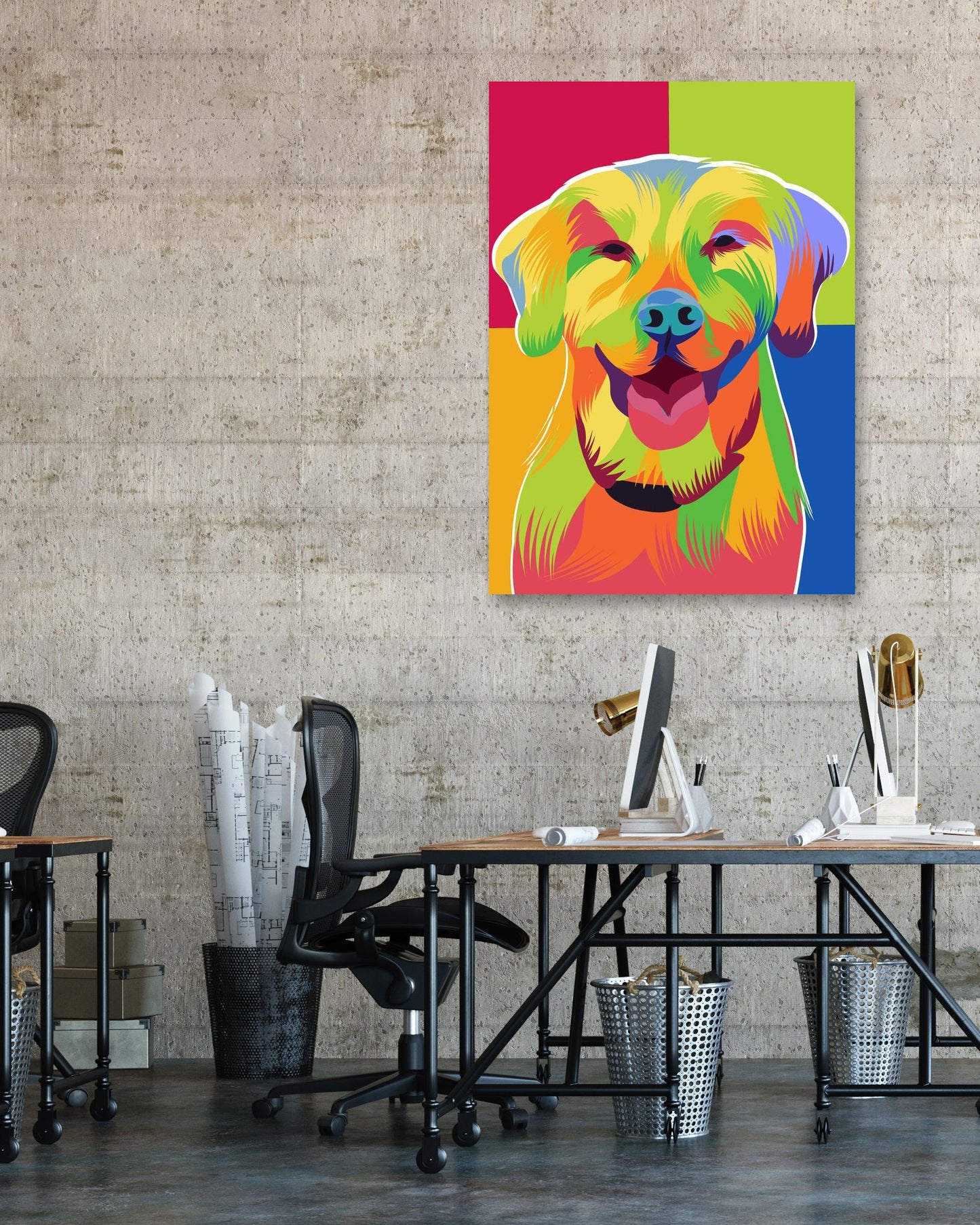 dog pop art - @BODAG