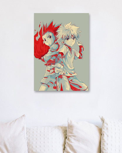 gon and killua  - @hikenthree