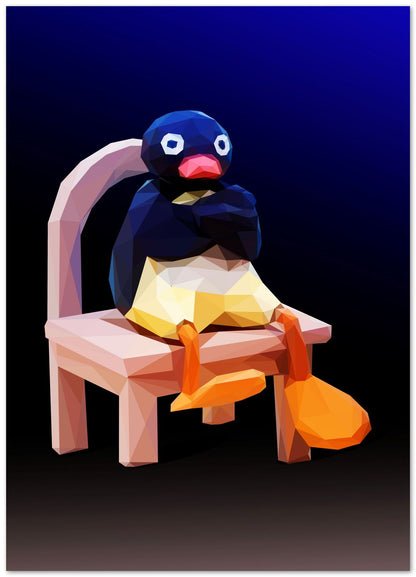 angry pingu meme - @Artnesia