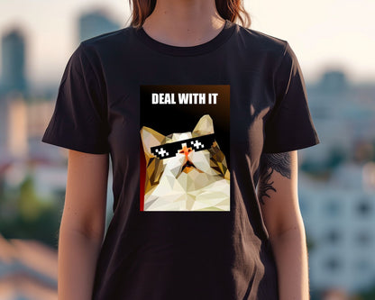deal with it cat meme - @Artnesia