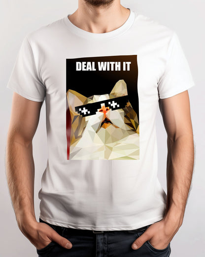 deal with it cat meme - @Artnesia