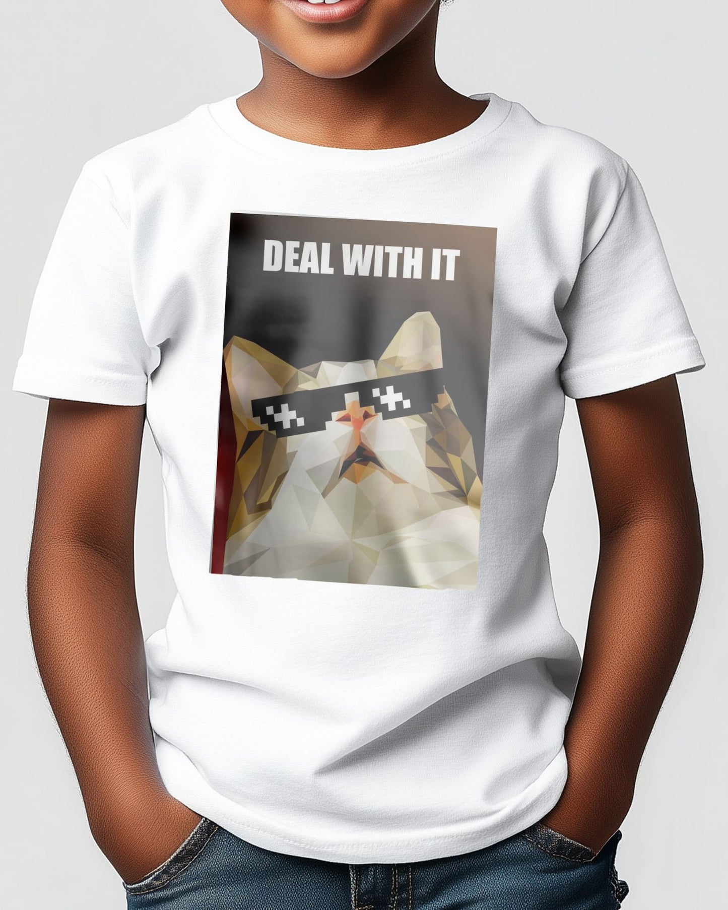 deal with it cat meme - @Artnesia