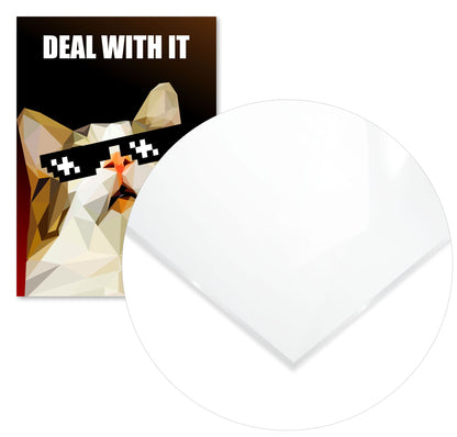 deal with it cat meme - @Artnesia