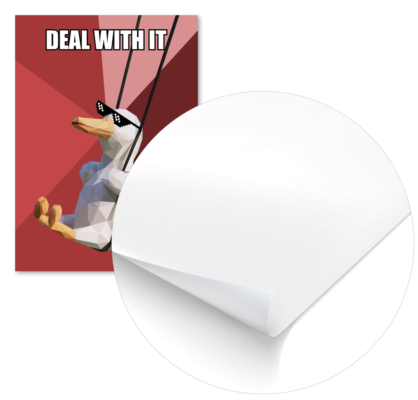 swing duck deal with it meme - @Artnesia