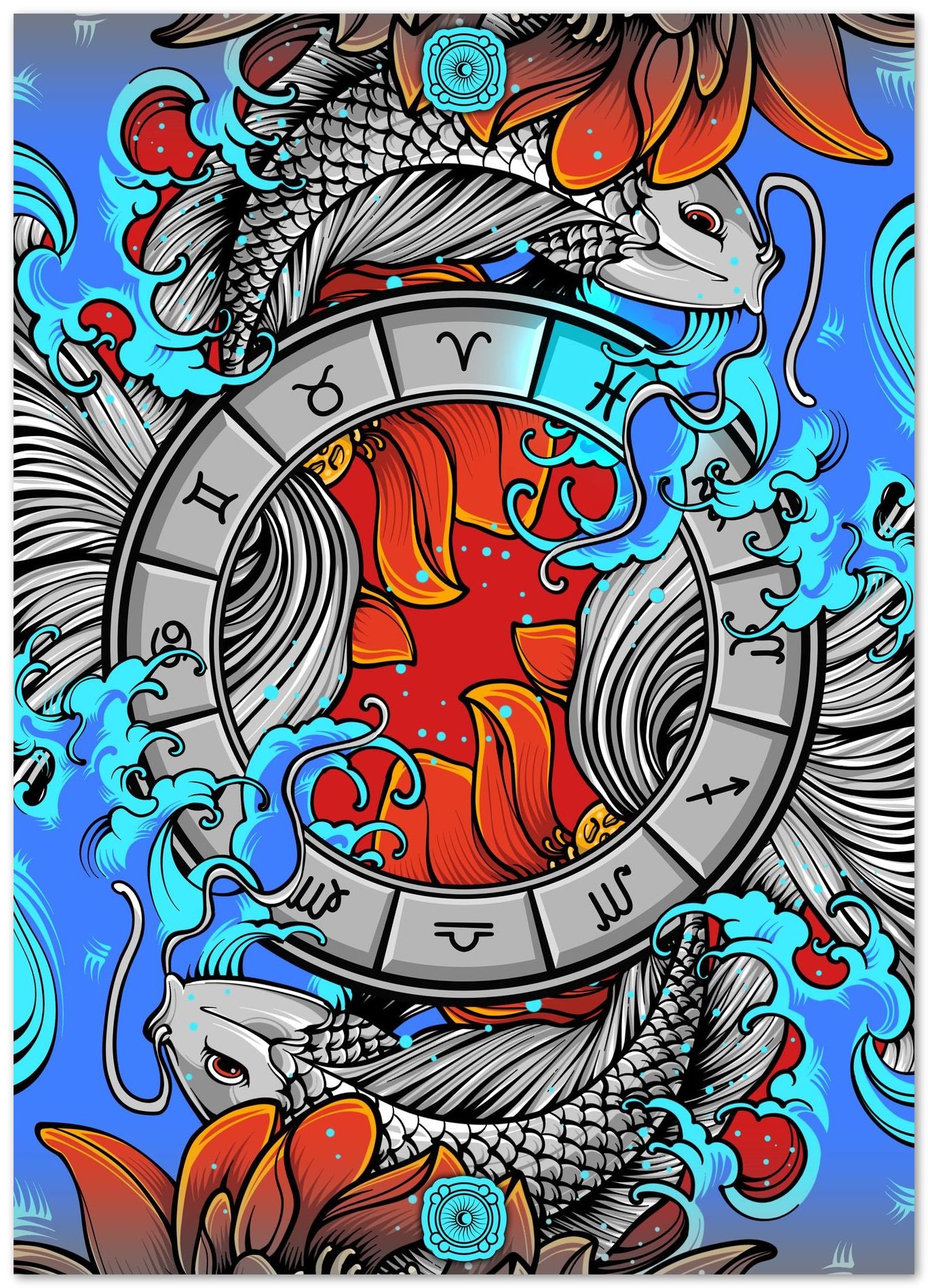 Pisces Zodiac Sign - @UtawiStudio