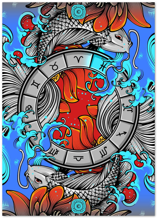 Pisces Zodiac Sign - @UtawiStudio