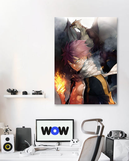 Fairy Tail Natsu Dragneel  - @InspireeridaArt