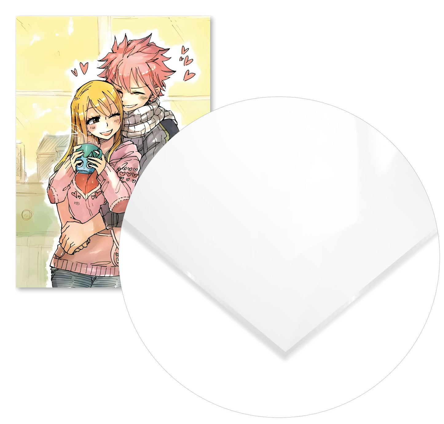 Natsu and Lucy Heartfilia Fairy Tail - @InspireeridaArt