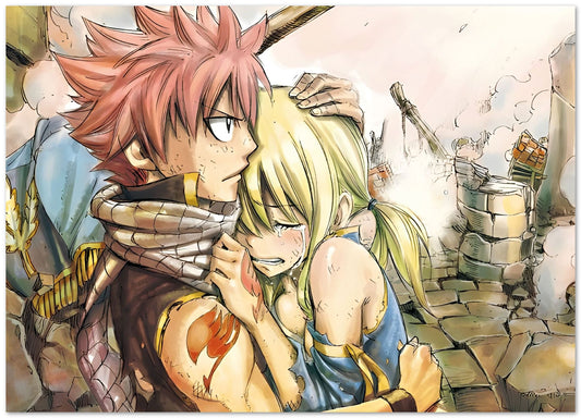 Natsu and Lucy Fairy Tail - @InspireeridaArt