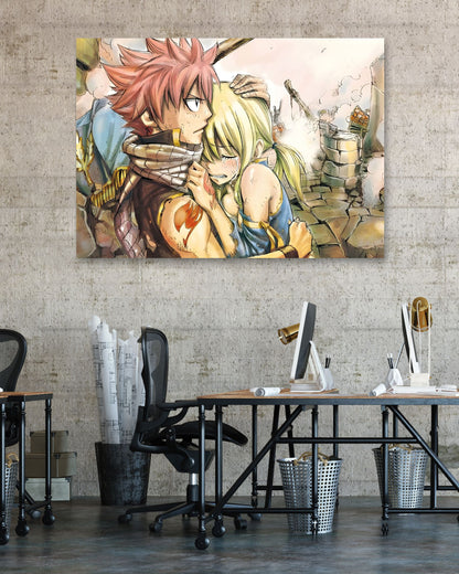 Natsu and Lucy Fairy Tail - @InspireeridaArt