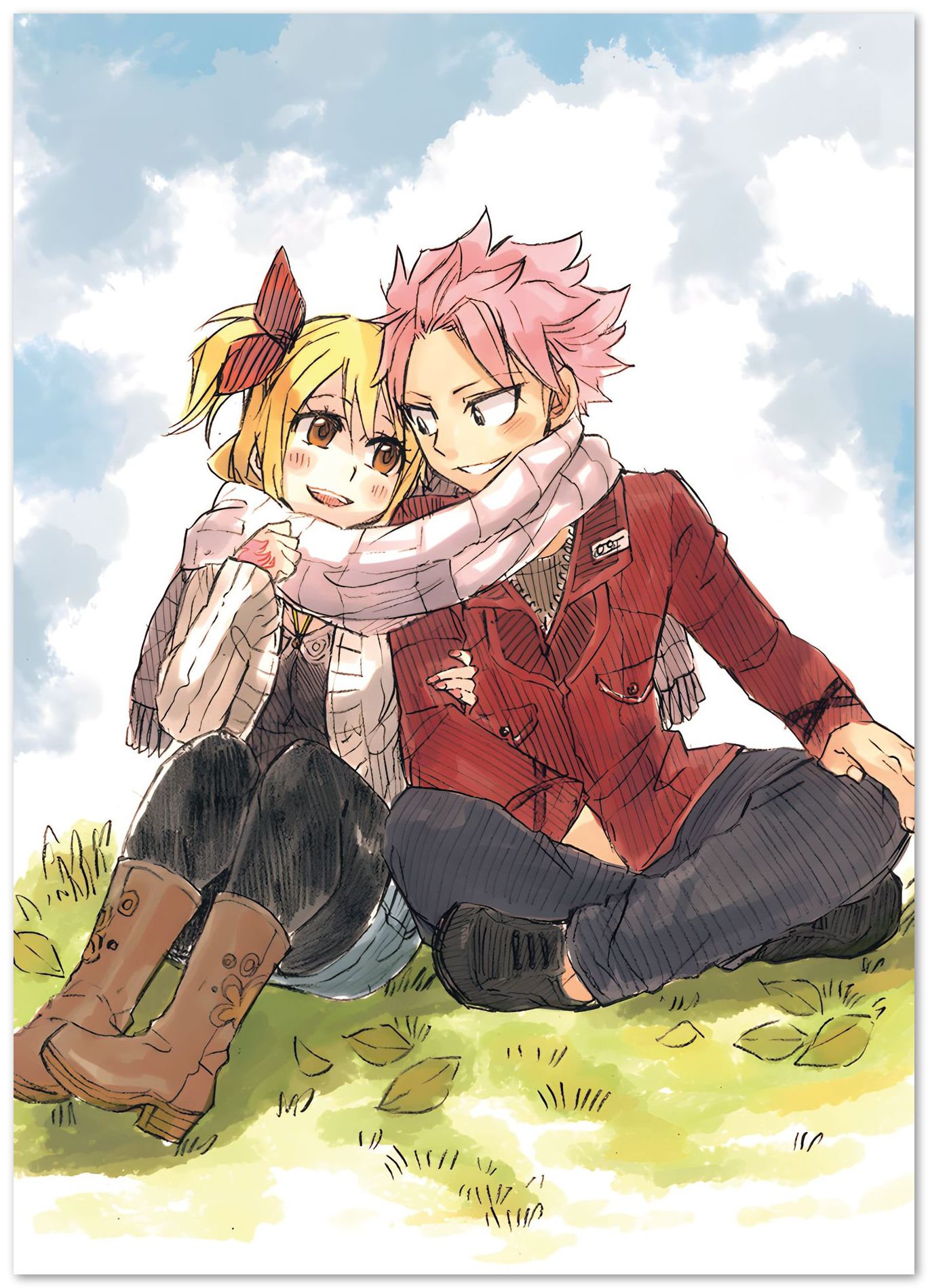 Natsu and Lucy - @InspireeridaArt