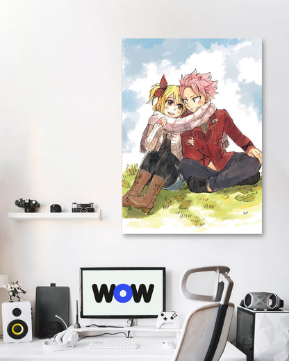 Natsu and Lucy - @InspireeridaArt