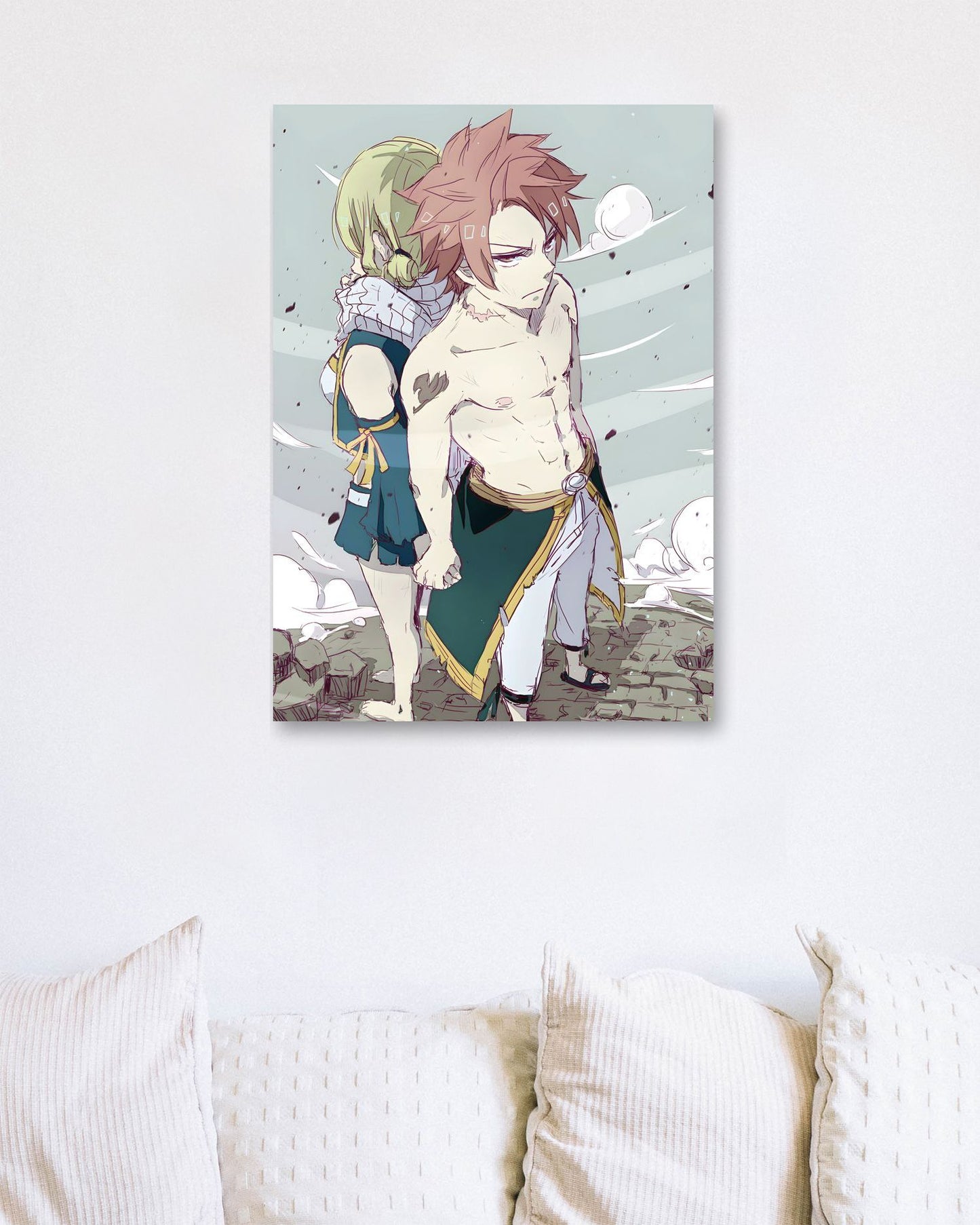 Natsu Dragneel and Lucy Heartfilia - @InspireeridaArt