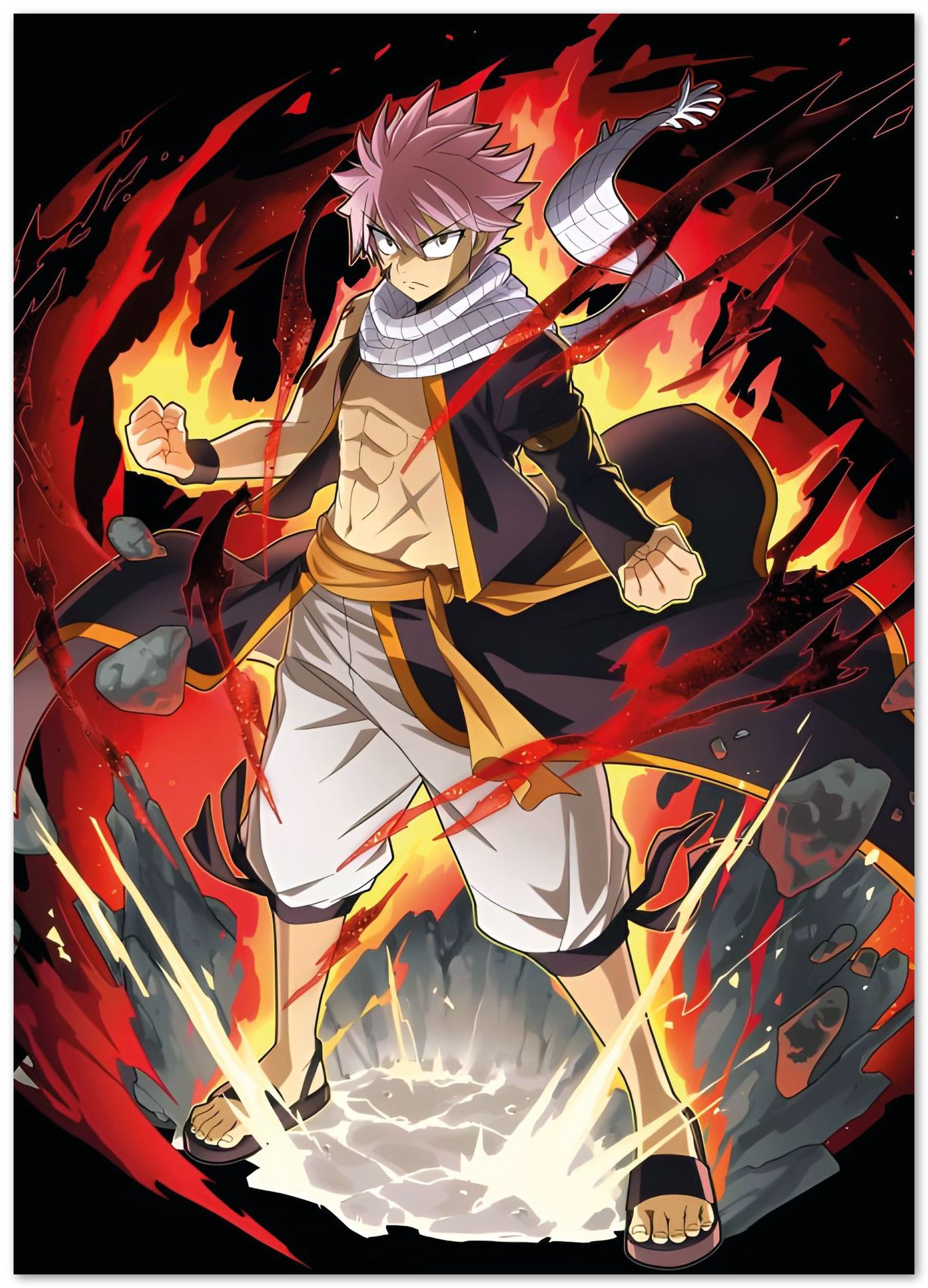 Natsu Dragneel Fire Dragon Slayer - @InspireeridaArt