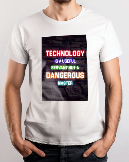 Technology Is A Useful Servant But A Dangerous - @ColorizeStudio