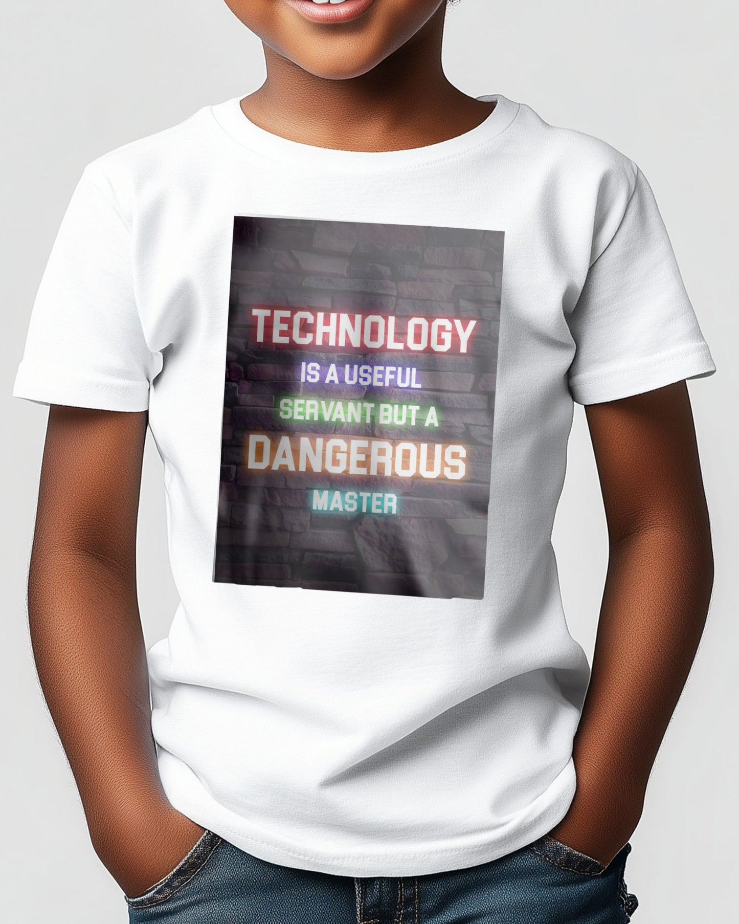 Technology Is A Useful Servant But A Dangerous - @ColorizeStudio