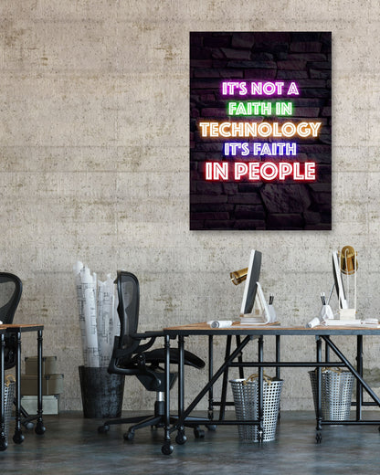 Technology Neon Quote - @ColorizeStudio