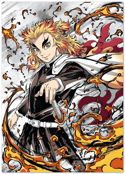 Demon Slayer Rengoku - @InspireeridaArt