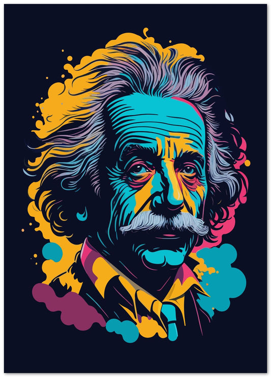 Albert Einstein Pop Art - @mamazuka