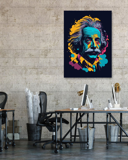 Albert Einstein Pop Art - @mamazuka