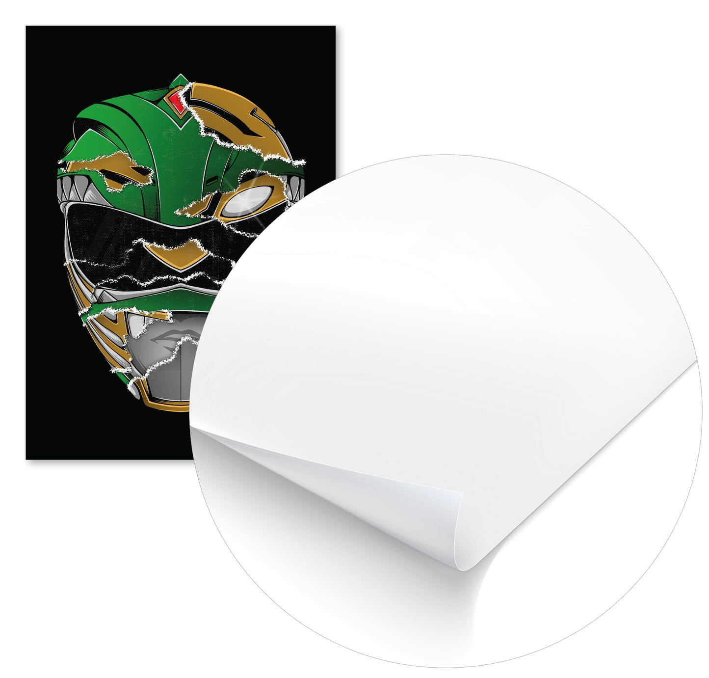 Green Ranger and White Ranger - @GODZILLARGE