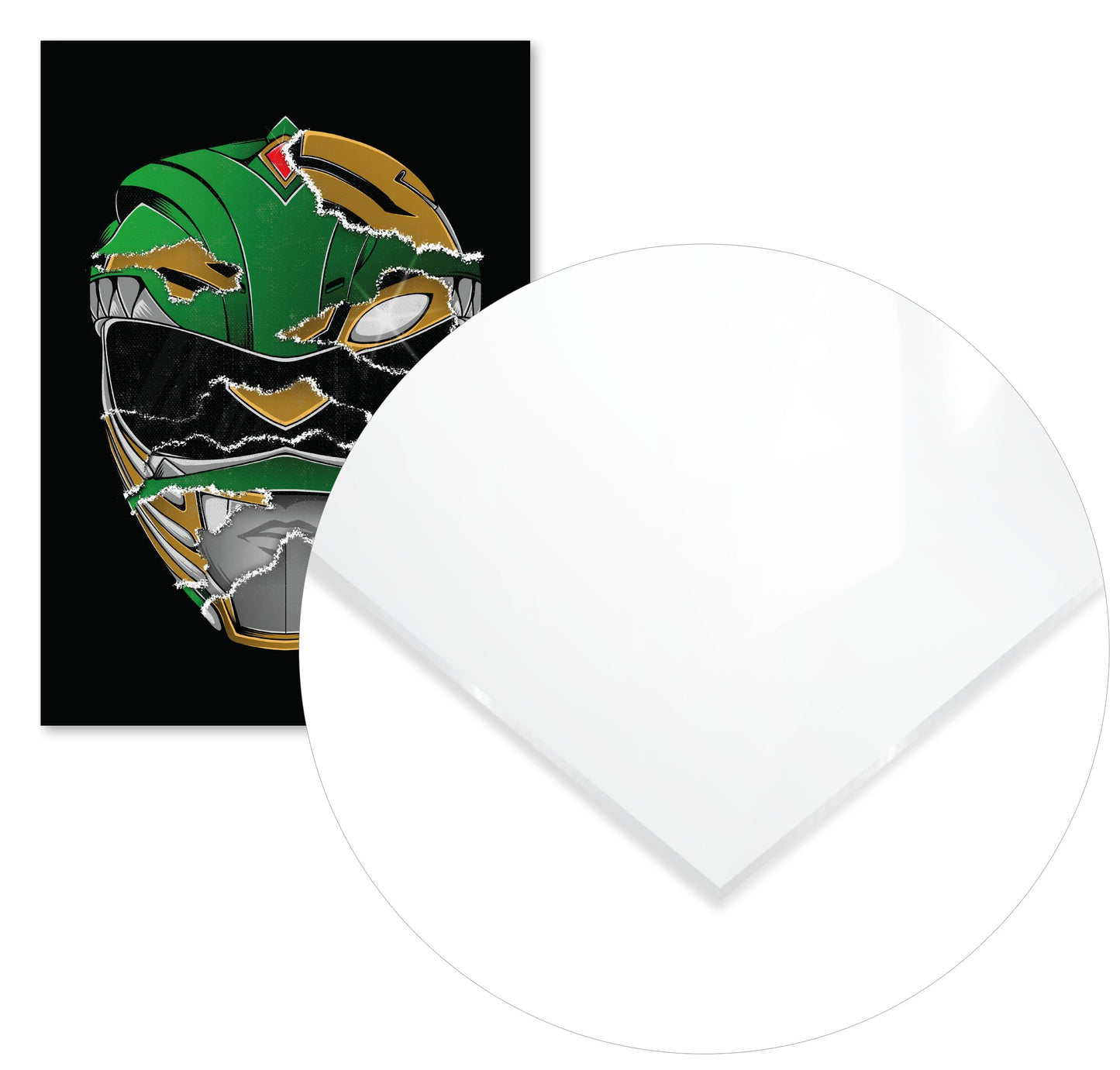 Green Ranger and White Ranger - @GODZILLARGE