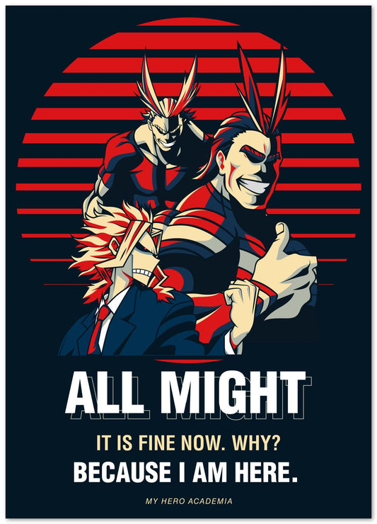 All Might is Here - @HidayahCreative