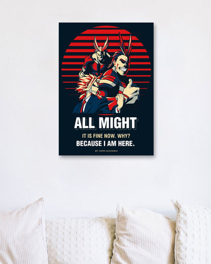 All Might is Here - @HidayahCreative