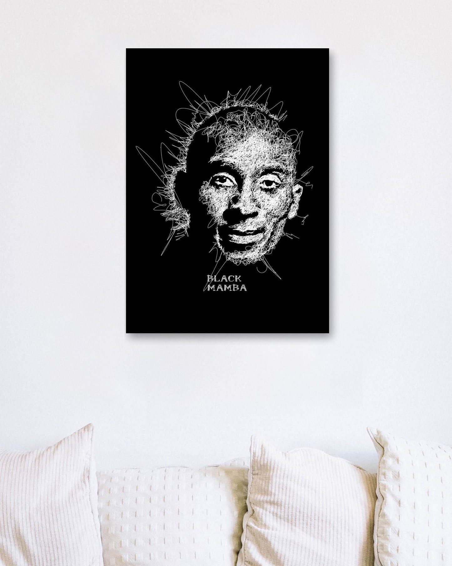 Kobe Bryant Scribble Art - @mamazuka