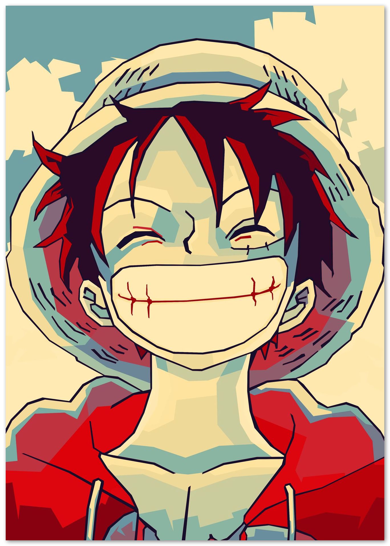 Luffy One Piece - @SiksisArt