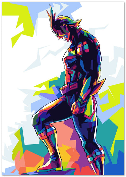 All Might My Hero Academia Pop Art - @SiksisArt