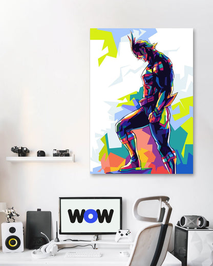 All Might My Hero Academia Pop Art - @SiksisArt