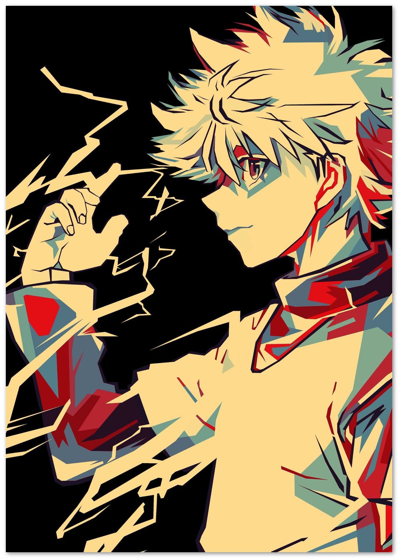 Killua Zoldyck Retro Art - @SiksisArt