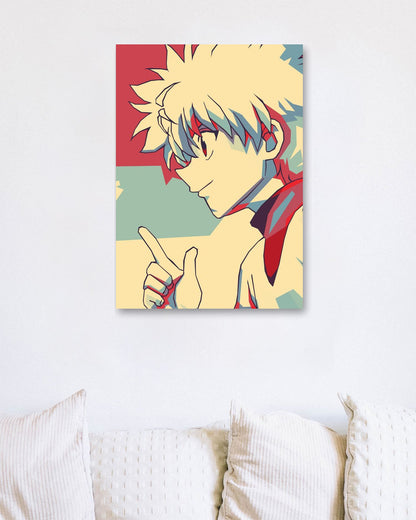 Killua Zoldyck HxH Retro Art - @SiksisArt