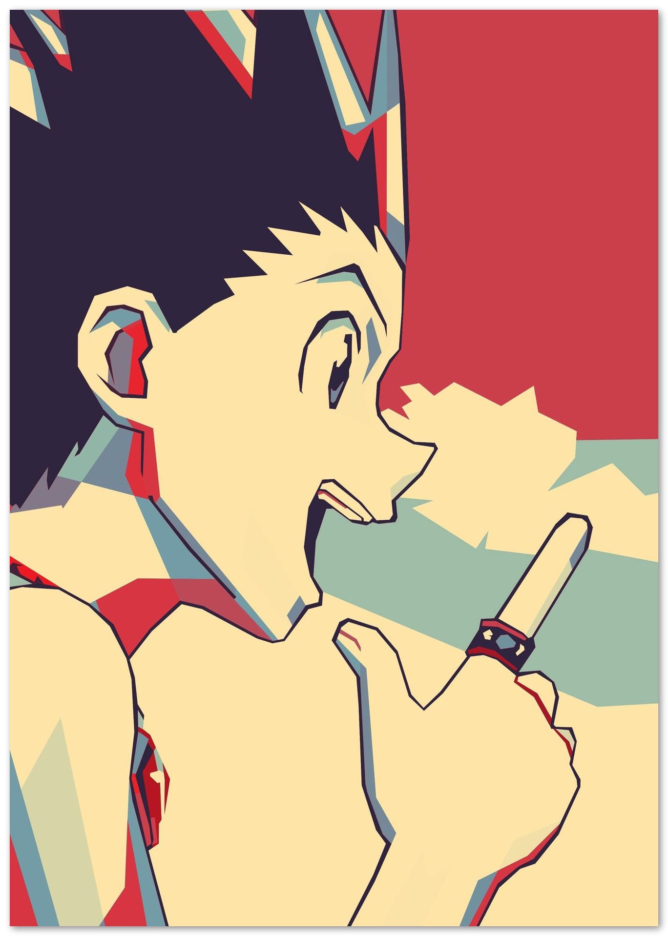 Gon Freecss HxH Retro Art - @SiksisArt