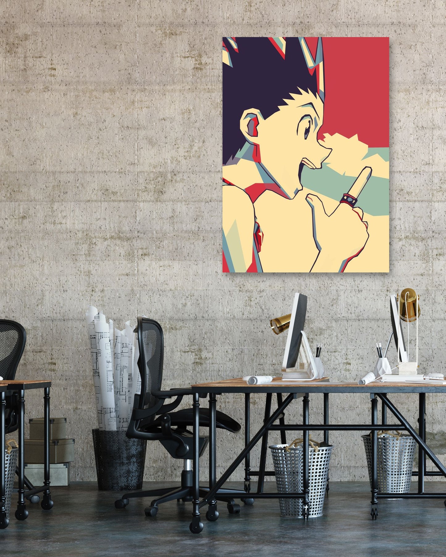 Gon Freecss HxH Retro Art - @SiksisArt