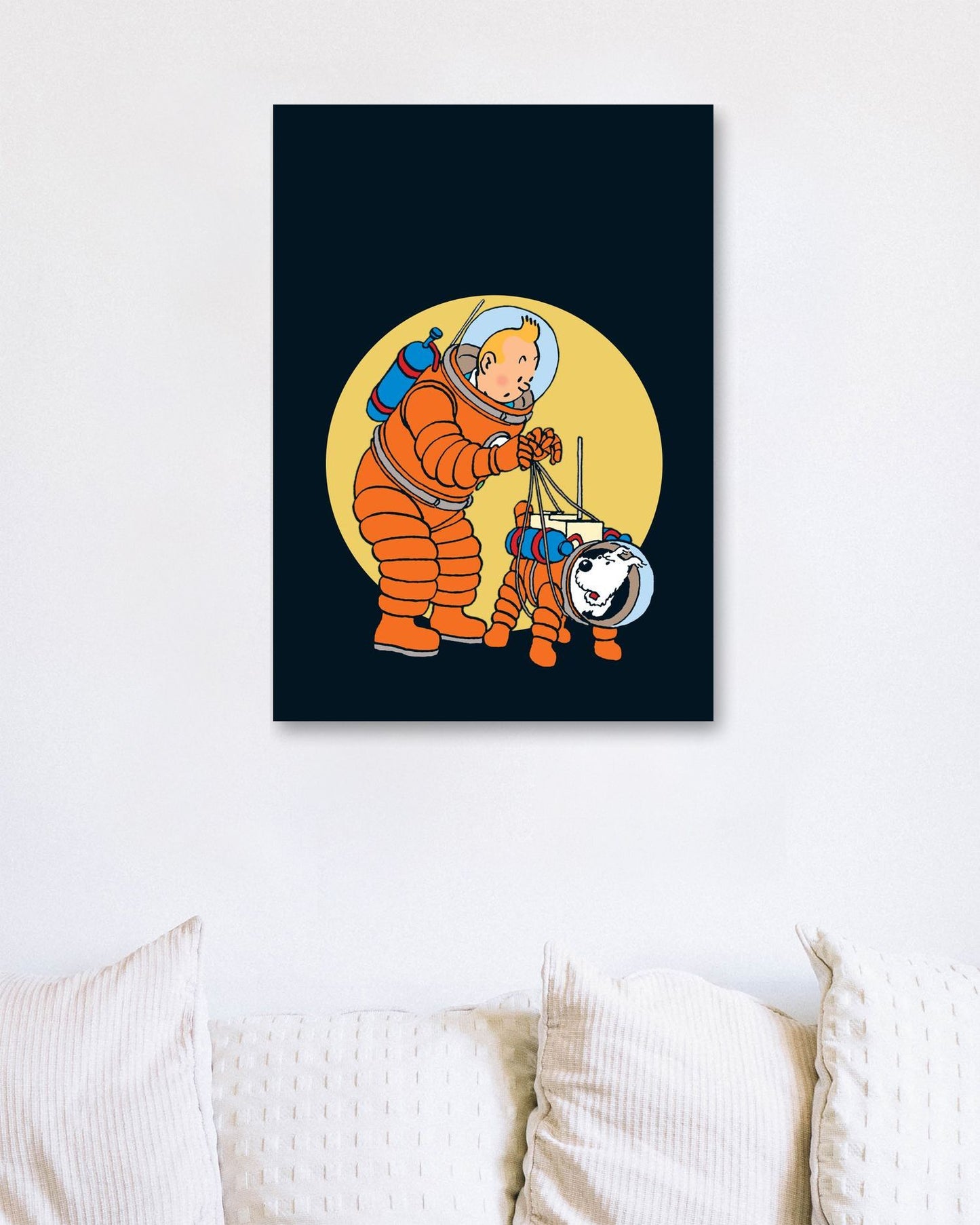 astronauts tintin and snowy - @pansodda