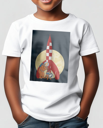 space rocket tintin and snowy - @pansodda