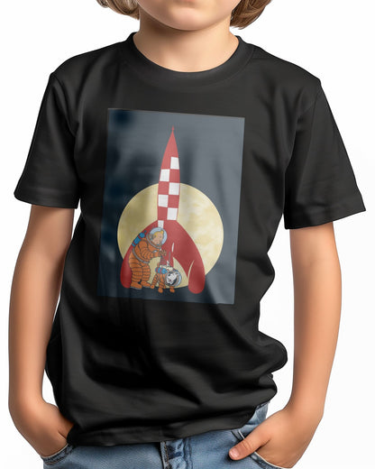 space rocket tintin and snowy - @pansodda