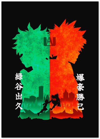 My Hero Academia Deku vs Bakugo - @MyKido