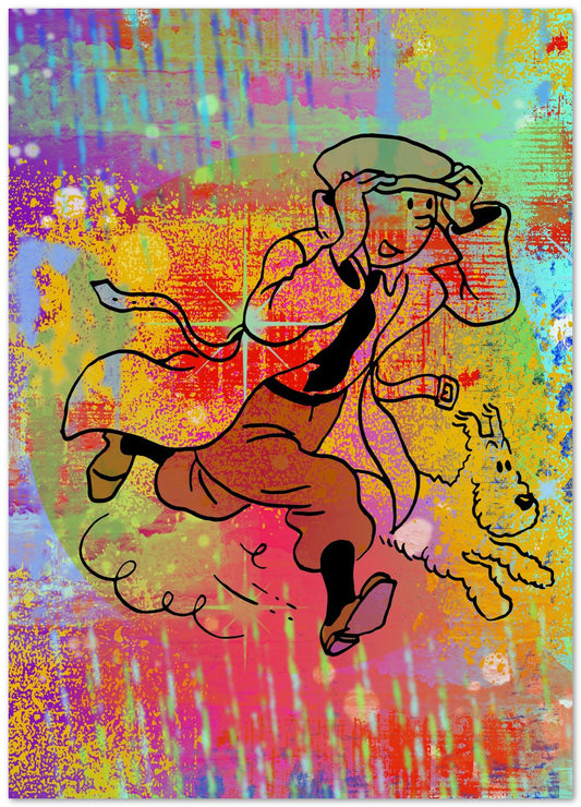 pop art abstract tintin - @pansodda