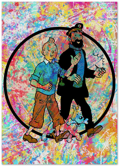 POP ART OF TINTIN ADVENTURES - @pansodda