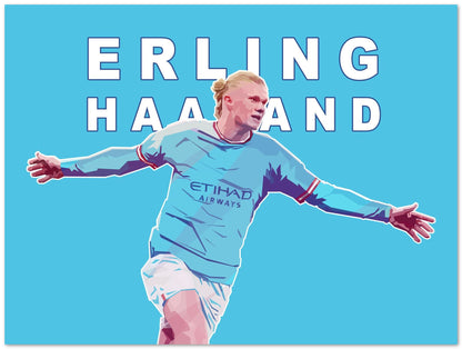 Erling Haaland In Vector Art - @Hanafi